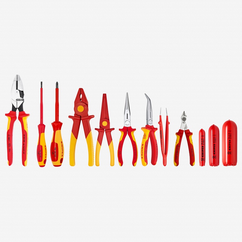 Knipex 12 Piece 1000V Insulated VDE Electrical Vehicle (EV) Set