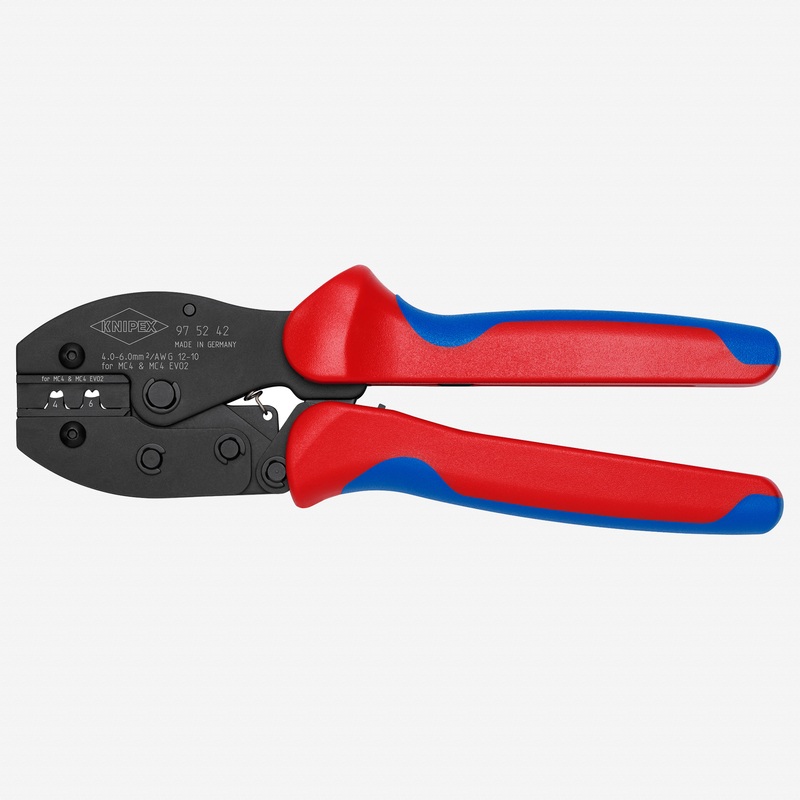 Knipex 8 1/2" KNIPEX PreciForce Crimping Pliers For MC4/MC4 EVO 2