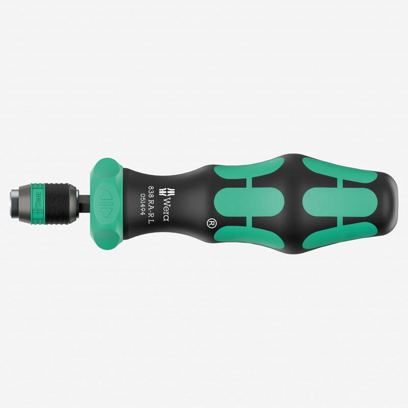 Wera 051494 RA-R L Bitholding Screwdriver with Ratchet Functionality, 1/4" Hex Drive