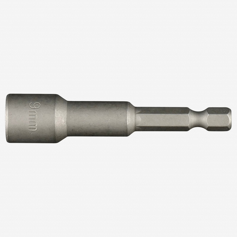 Felo Magnetic Nutsetter, 12 mm x 2-5/8" with 1/4" Drive