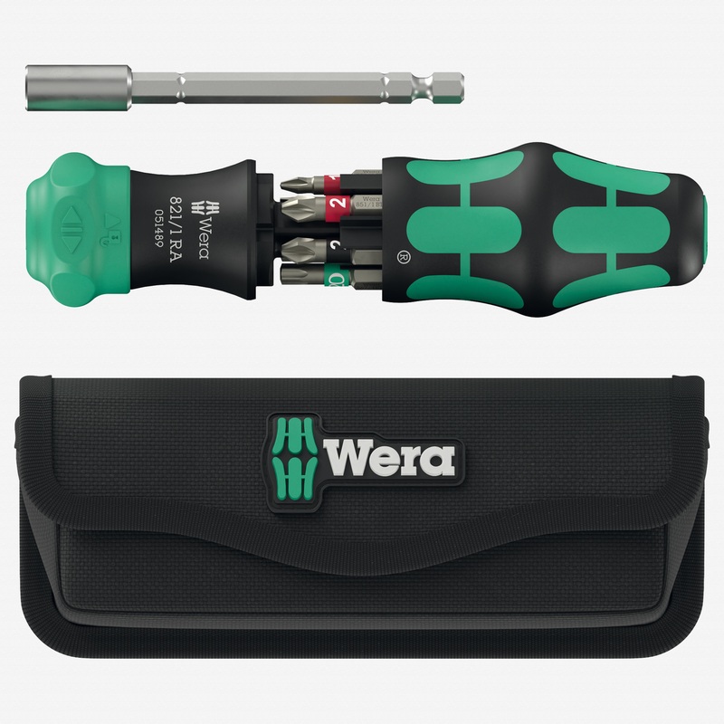 Wera 051520 Kraftform Kompakt 28 RA with pouch