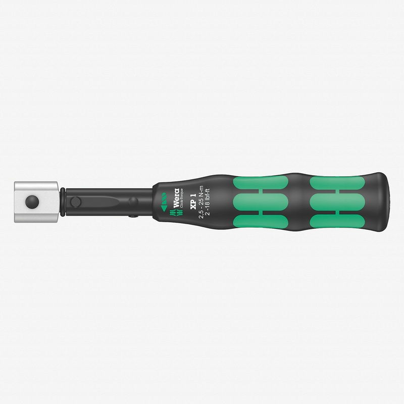 Wera 075673-010 Click-Torque XP 4 Custom Pre-Set Torque Wrench for 14x18 Insert Tools, 20 - 250 Nm
