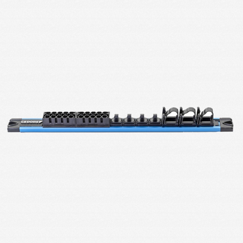 Gedore SL 6620 Magnetic Tool Holding Rail, 1/4" and Bits