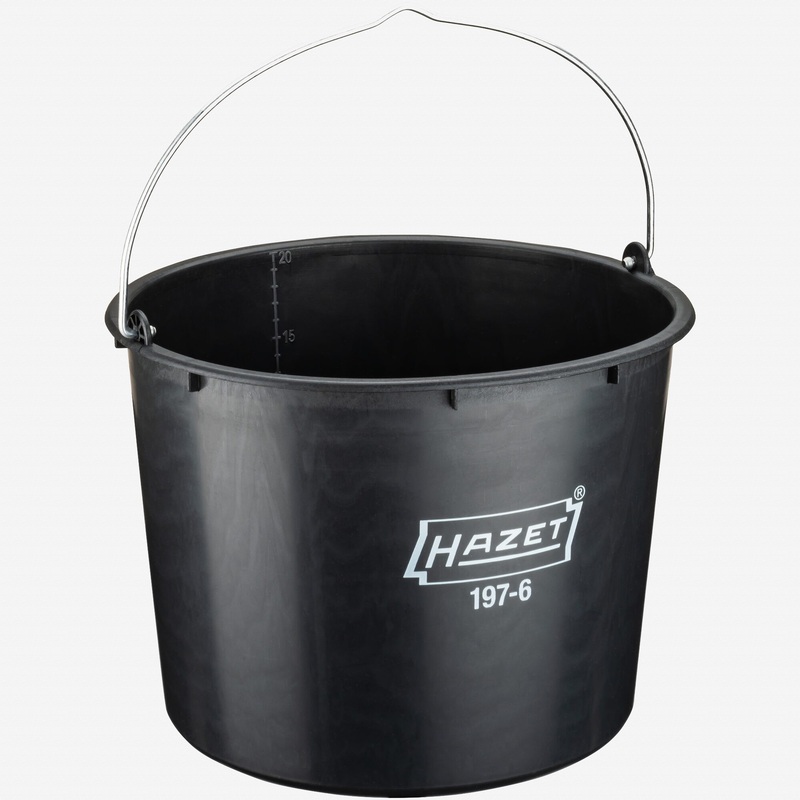 Hazet 197-6 Construction Bucket, 20 Liters
