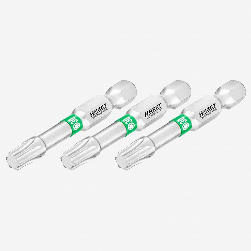 Hazet 2223NSLG-T30/3 Torx T30 x 50 mm Torsion Bit, 3 Pieces