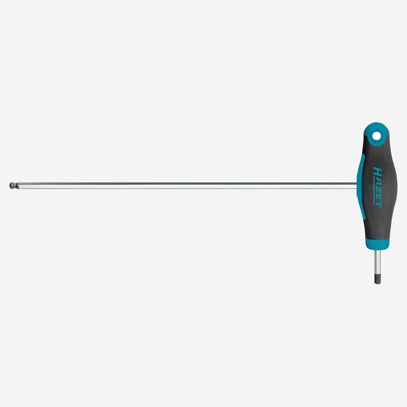 Hazet 829KK-3 Metric 2-Way Ball End T-Handle Hex Driver, 3.0 mm