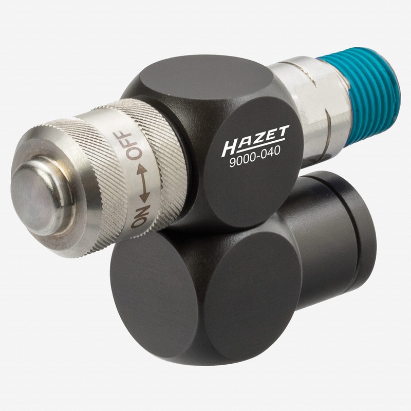 Hazet 9000-040 Rotary Fitting with Continuous Air Flow Reducer