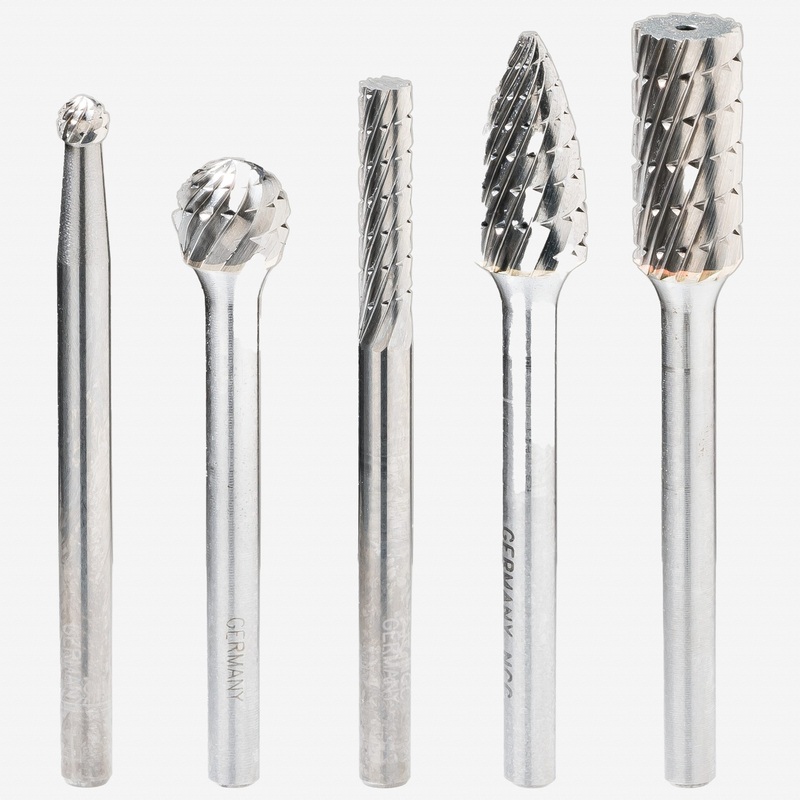 Hazet 9032-03/5 3 mm Carbide Milling Pin Set, 5Pieces