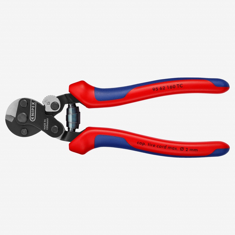 Knipex 6.3" Wire Rope Cutters for Tire Cord - Multigrip