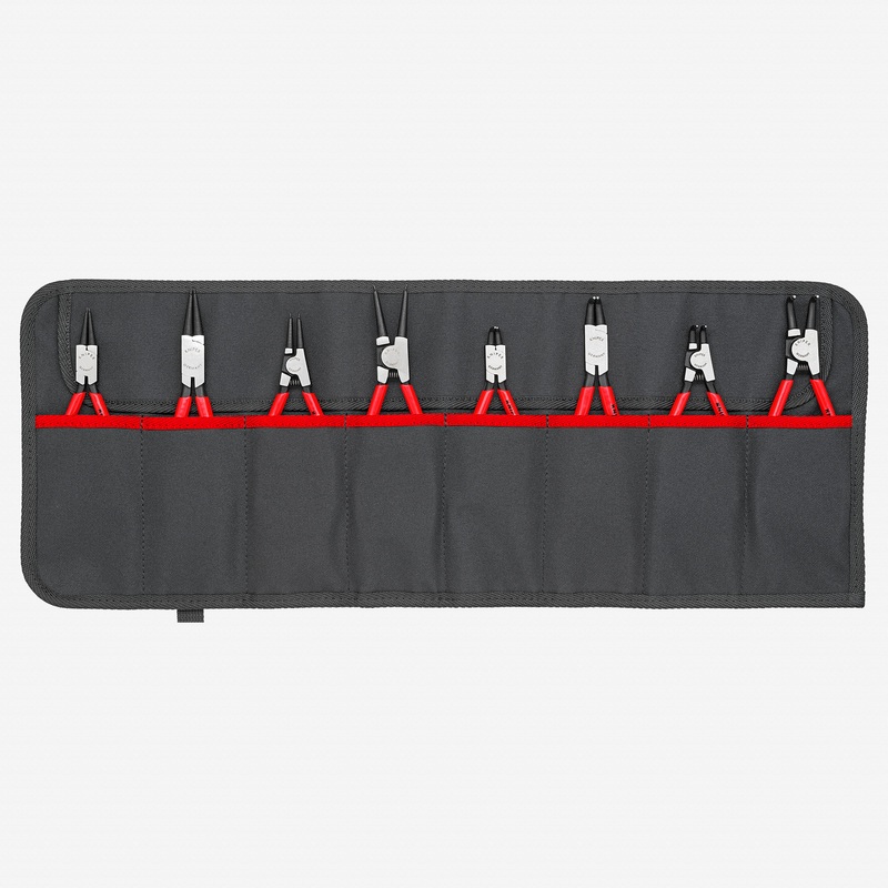 Knipex Circlip Pliers Set in Tool Roll, 8 Pieces
