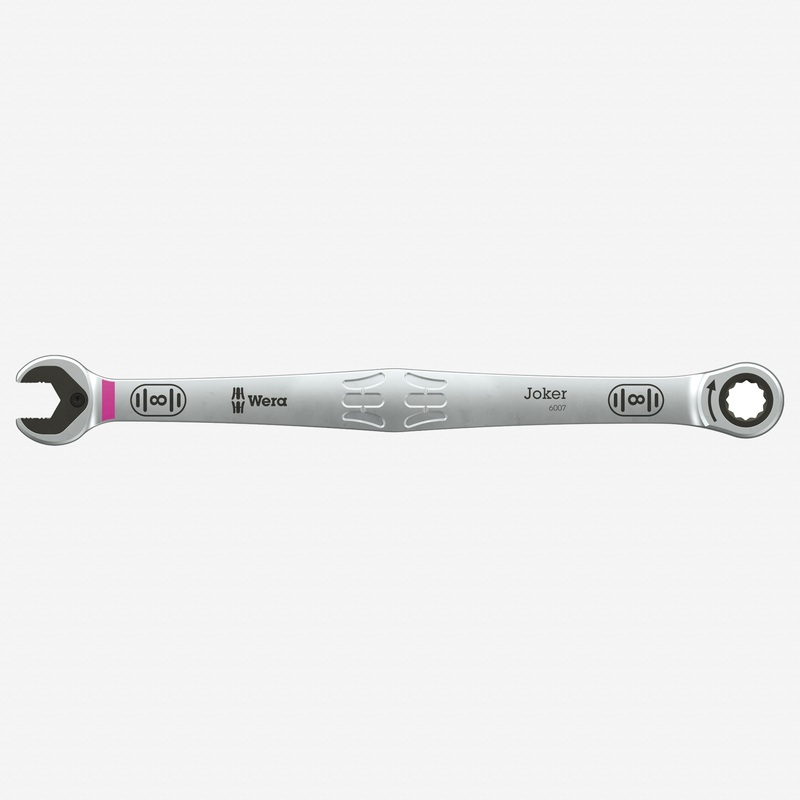 Wera 020350 Joker SB 8 mm Ring Ratchet Spanner, Long Design, 180 mm