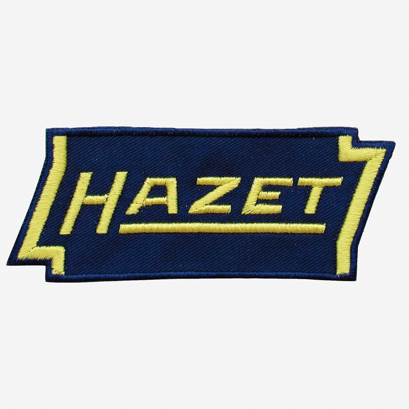 Hazet 1868-61 Embroidered Patch, 2" x 5"