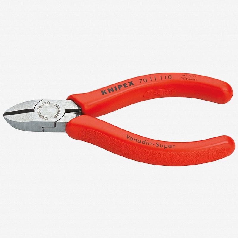 Knipex 4.3" Diagonal Cutters w/ Spring - Plastic Grip