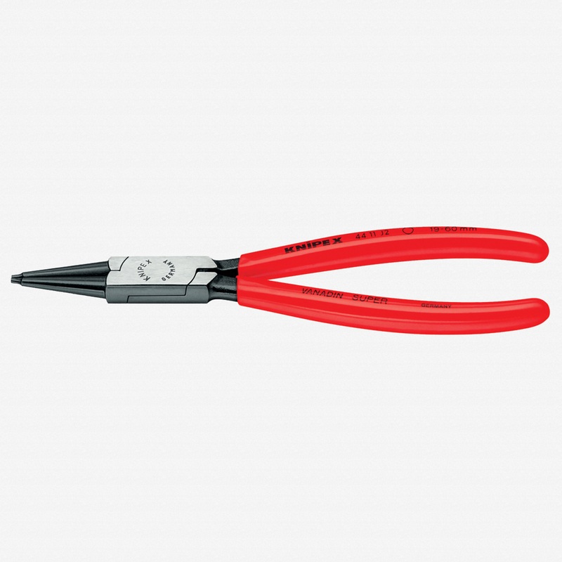 Knipex Straight Tip Internal Circlip Pliers 12-25 mm dia - Plastic Grip