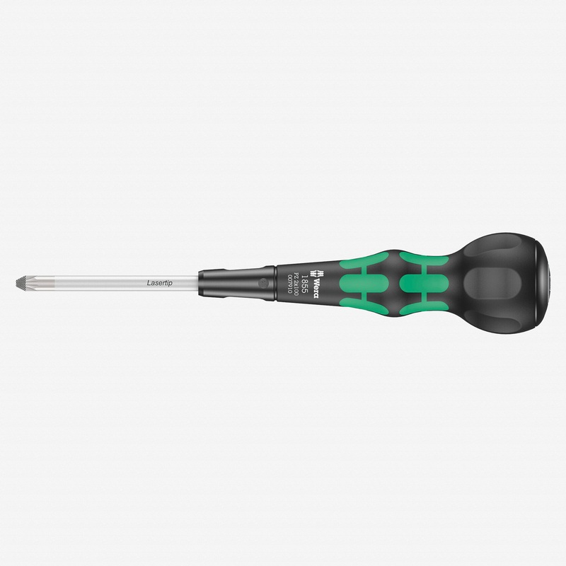 Wera 007910 Kraftform Ball-Grip Pozidriv Screwdriver, PZ2 x 100 mm