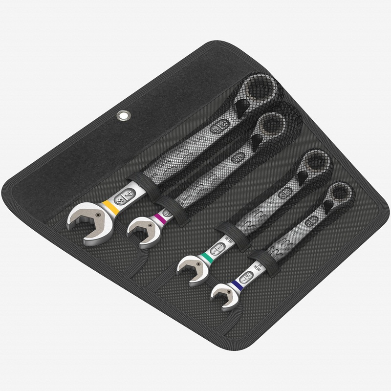 Wera 020092 Joker Combination Wrench with Switch 4 Piece Set - SAE