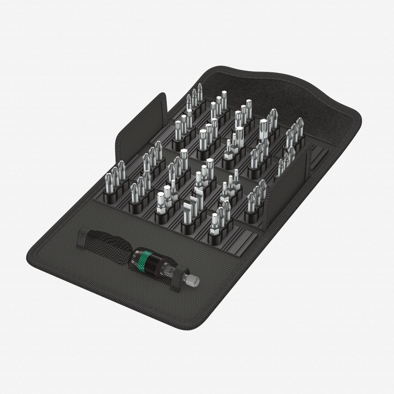 Wera 057122 Bit-Check 61 Universal 1 - PH, PZ, TX, Slotted, Hex