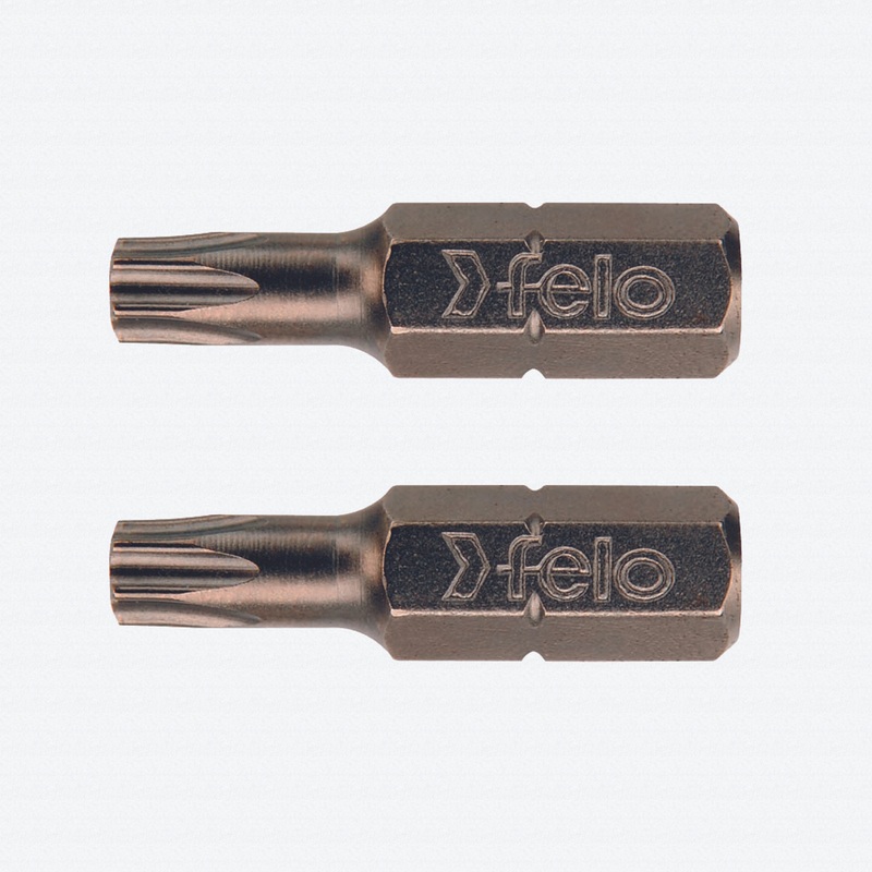 Felo Torx T6 x 25 mm Bits  - 2 Pieces