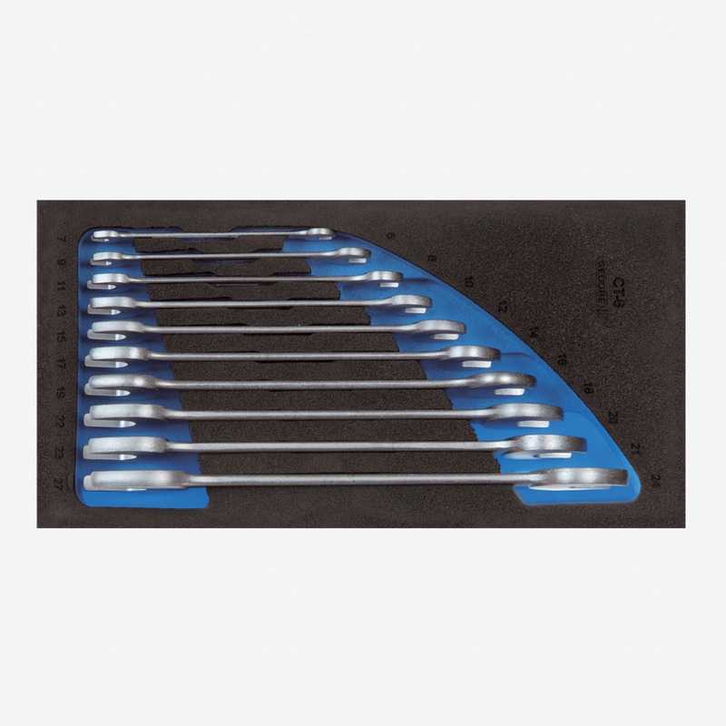 Gedore 1500 CT1-6 Open ended spanner set in 1/3 CT module