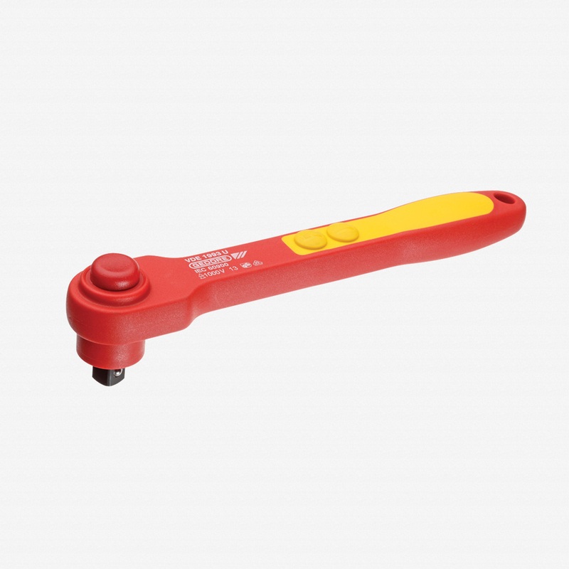 Gedore VDE 1993 U VDE Reversible ratchet 1/2"