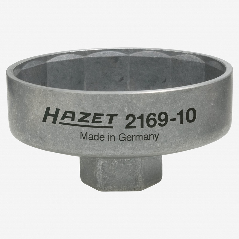 Hazet 2169-10 Oil filter wrench - Outside 14-point profile