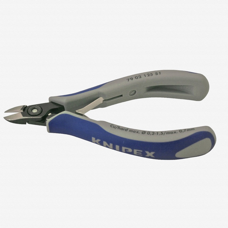 Knipex Aviation Round Nose Diagonal Cutters w/ Very Small Bevel - MultiGrip