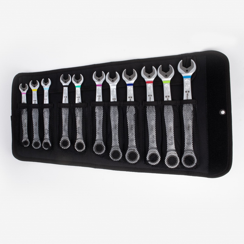 Wera 020013 Joker Combination Wrench Pouch Set - 11 Piece Metric
