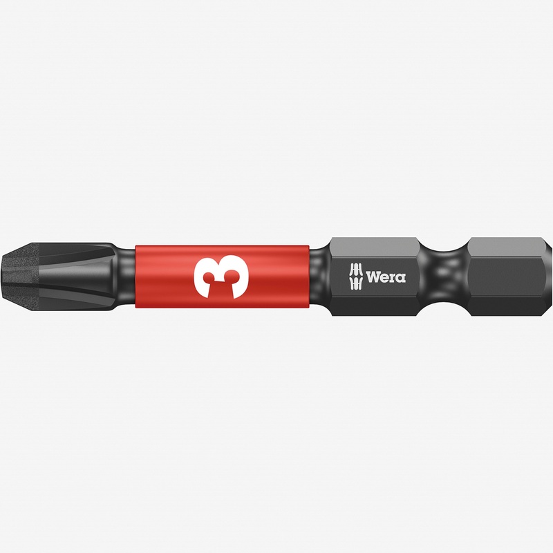 Wera 057657 #3 x 50mm Phillips Impaktor Diamond Coated Power Bit