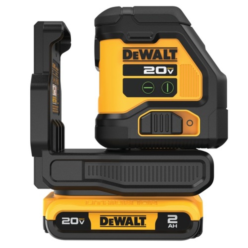 Dewalt 20V MAX Cordless Green Cross Line Laser Kit (2 Ah) - DCLE34021D1