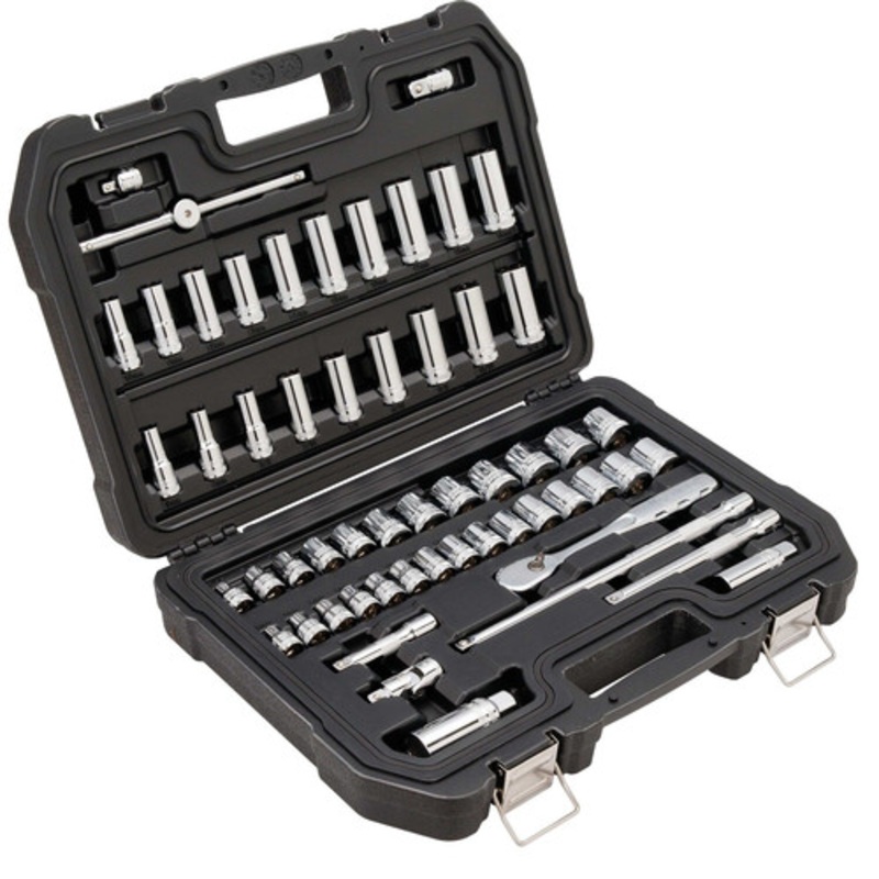 Dewalt 56-Pieces 6 and 12 Point 3/8 in. Drive Combination Socket Set - DWMT19252