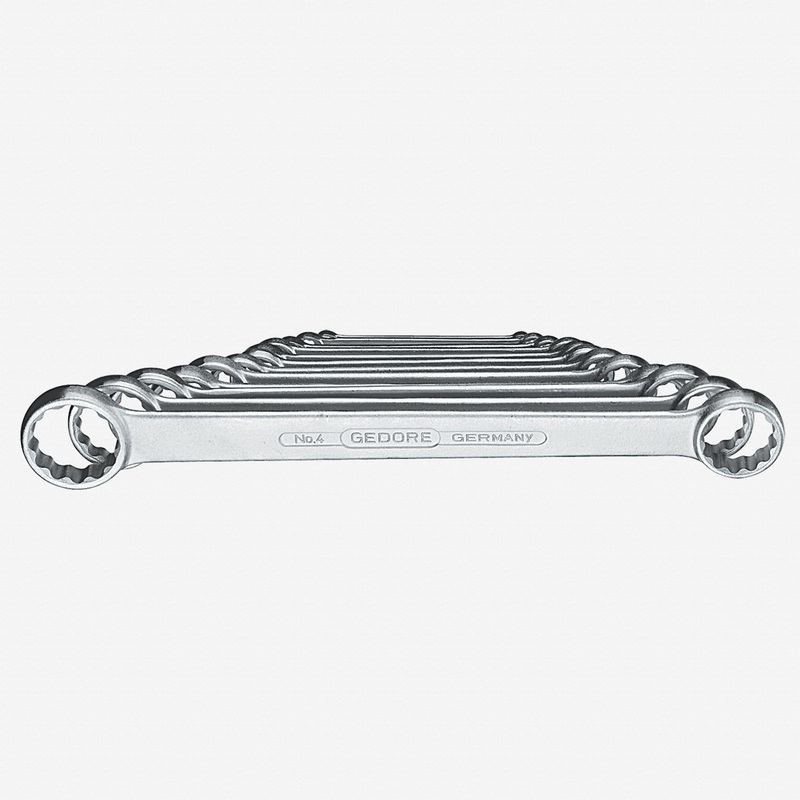 Gedore 4-120 Flat ring spanner set 12 pcs 6-32 mm
