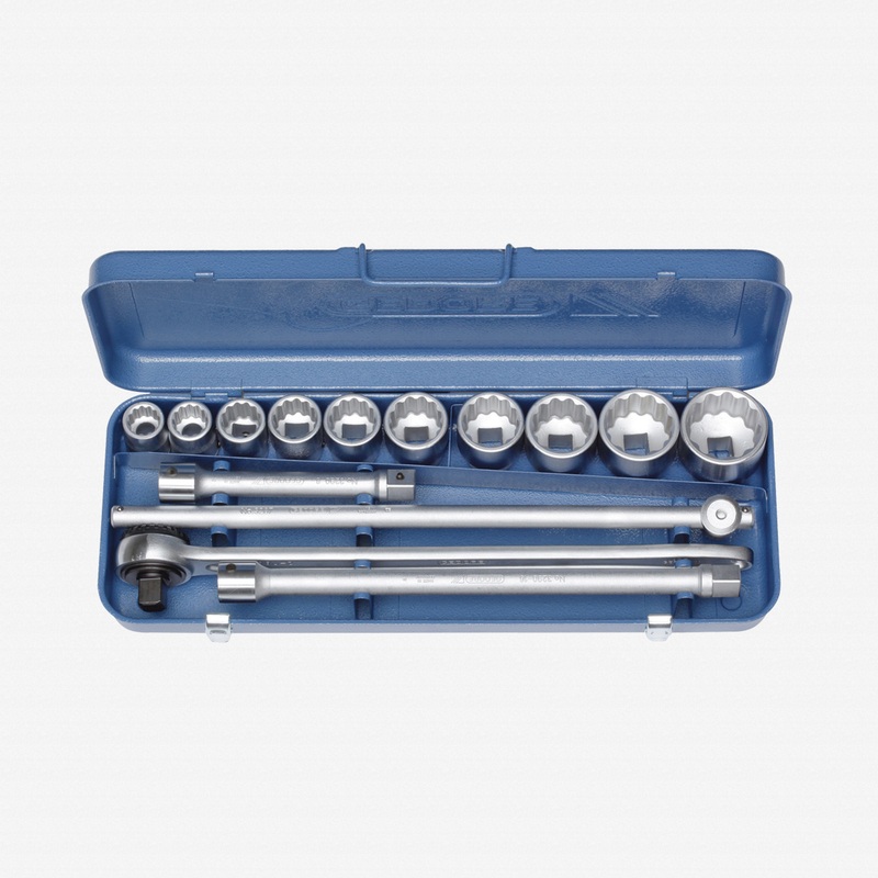 Gedore D 32 EMU-2 Socket set 3/4" 14 pcs UD 22-50 mm