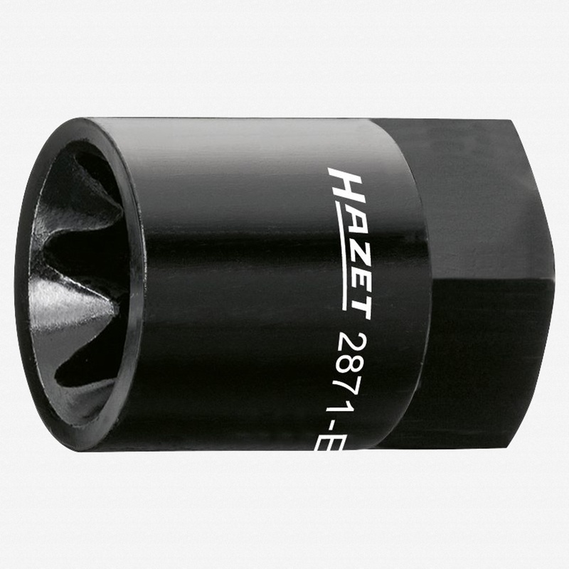 Hazet 2871-E20 External Torx Brake Caliper Socket, Size E20, 22mm Drive