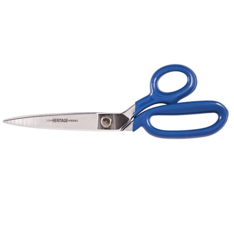 Klein Tools 10 in. Coated Handles Bent Trimmer with Large Ring - G210LRBLU