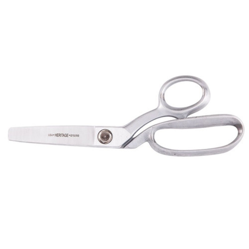 Klein Tools 10 in. Extra Blunt Serrated Bent Trimmer with Ring - G8210LRXB