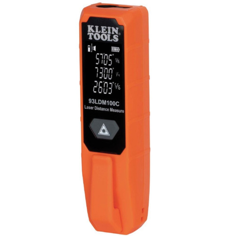 Klein Tools 100 ft. Compact Laser Distance Measure - 93LDM100C