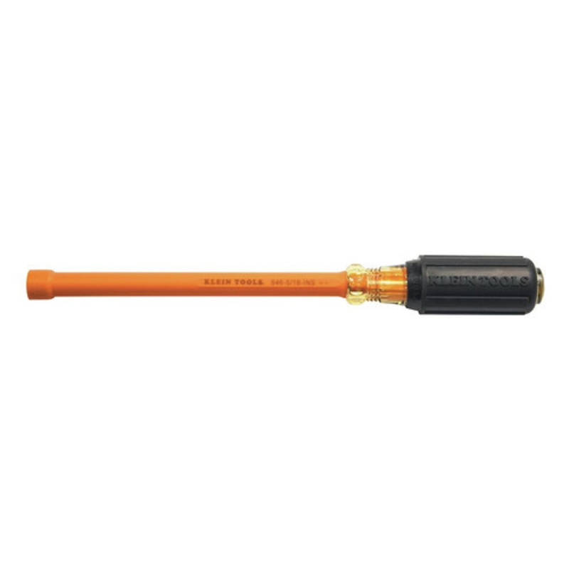 Klein Tools 5/16 in. Insulated Nut Driver with 6 in. Shank - 646-5/16-INS