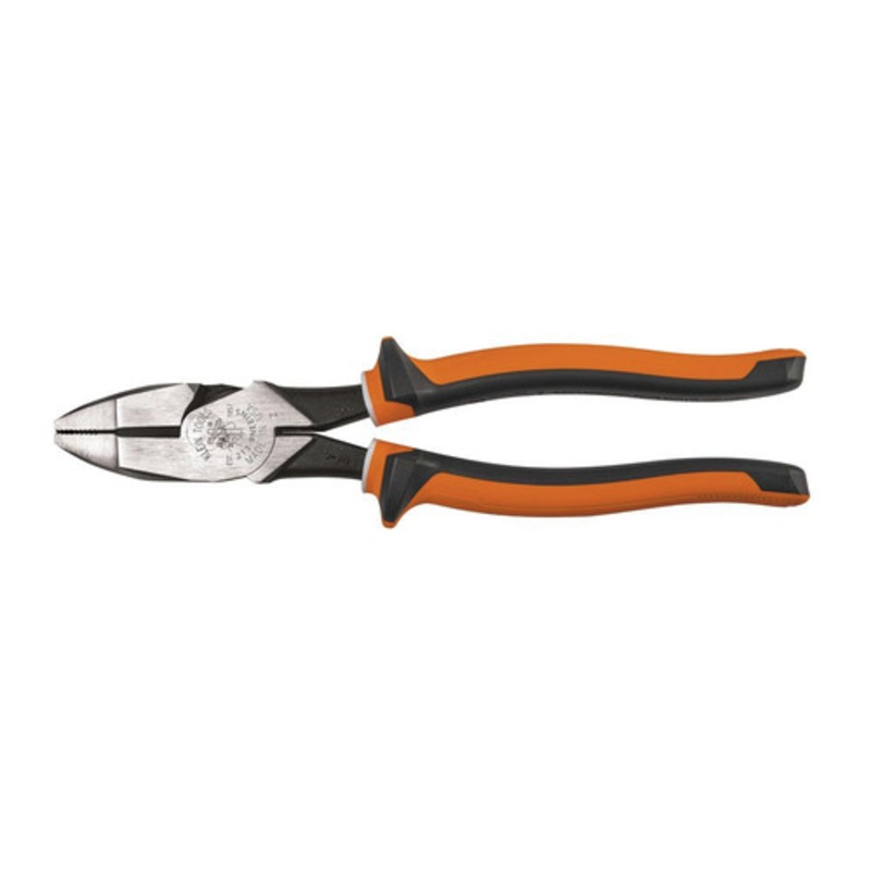 Klein Tools 9 in. New England Nose Insulated Side Cutter Pliers with Knurled Jaws - 2139NEEINS