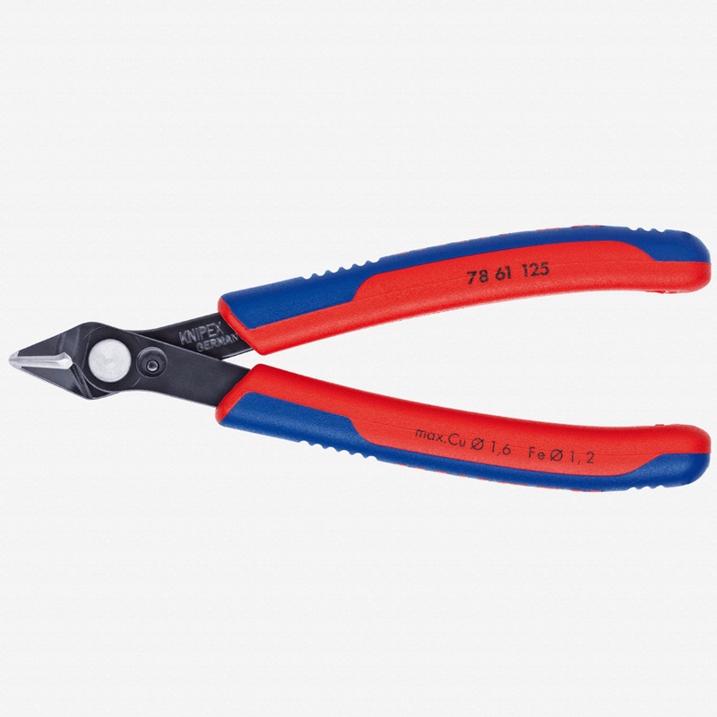 Knipex 5" Electronic Super Knips for cutting fiber optics cables - MultiGrip