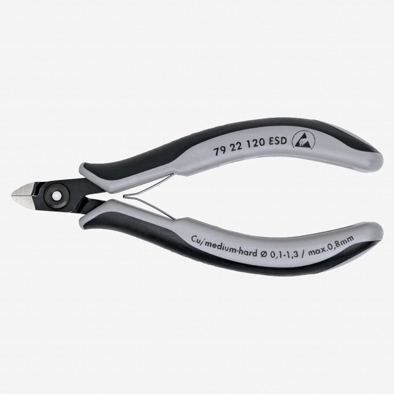 Knipex ESD Precision Electronics Diagonal Cutters Mini-Head - MultiGrip