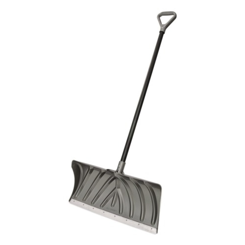 Suncast 24 in. Width x 57.55 in. Length Steel Core Snow Pusher with Wear Strip - SP2450