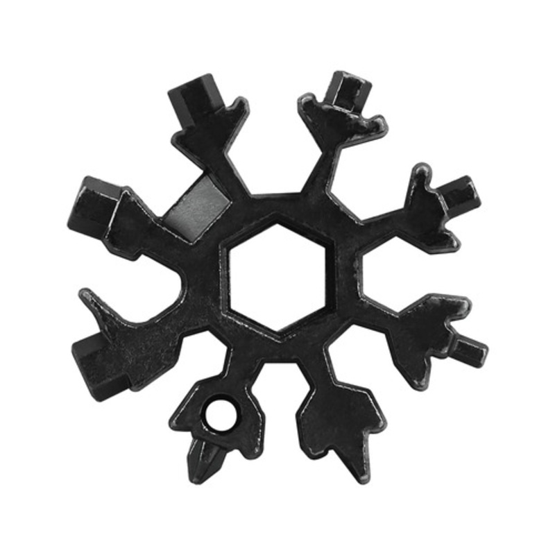 Freeman 2-Piece 18-In-1 Snowflake Multi-Tool Keychain Set - P18N1ST