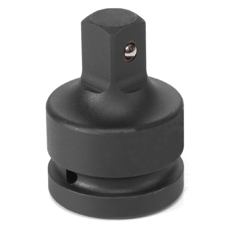 Grey Pneumatic 1 in. Female x 3/4 in. Male Adapter with Friction Ball - 4008AB