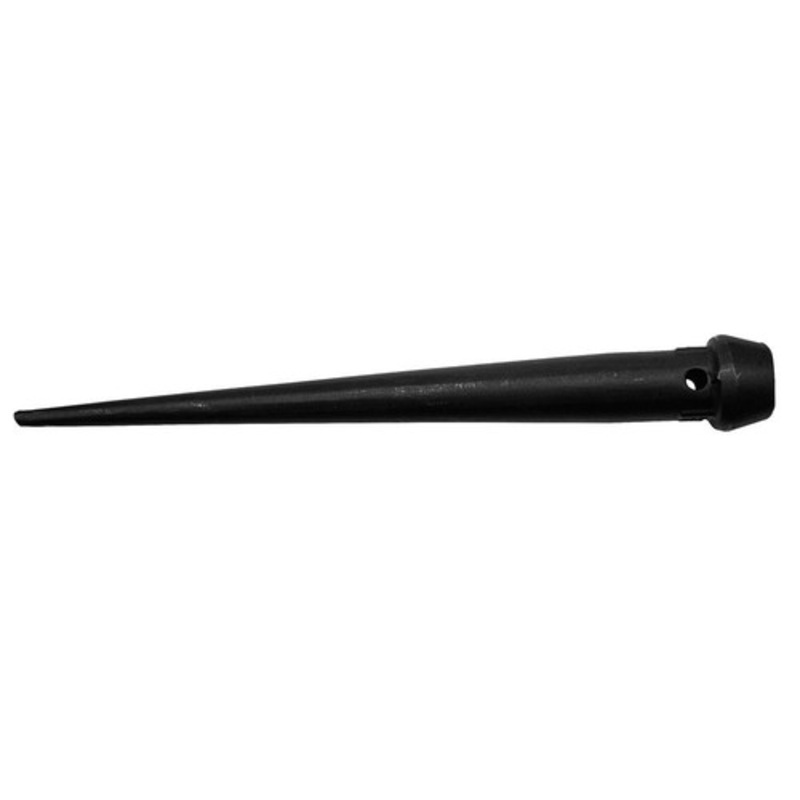 Klein Tools 1-1/4 in. Broad Head Bull Pin with Tether Hole - Black - 3255TT