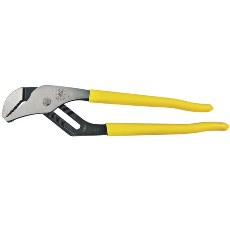 Klein Tools 12 in. Pump Pliers - Yellow Dip Handle - D502-12