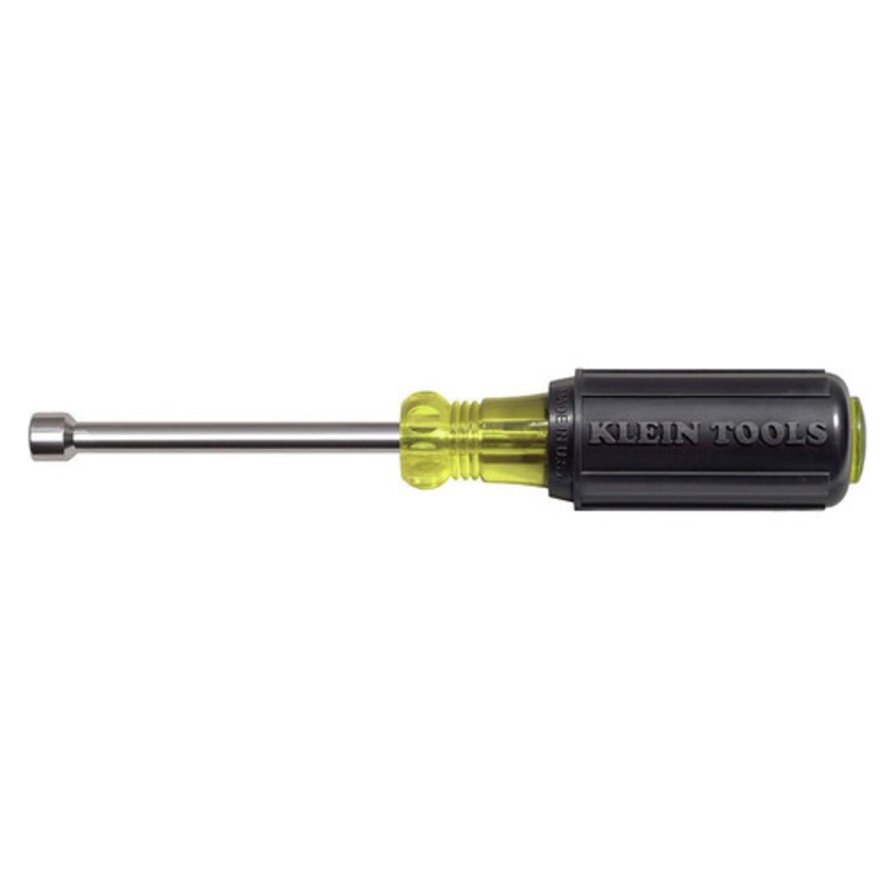 Klein Tools 3 in. Hollow Shaft Magnetic Tip 1/4 in. Nut Driver - 630-1/4M