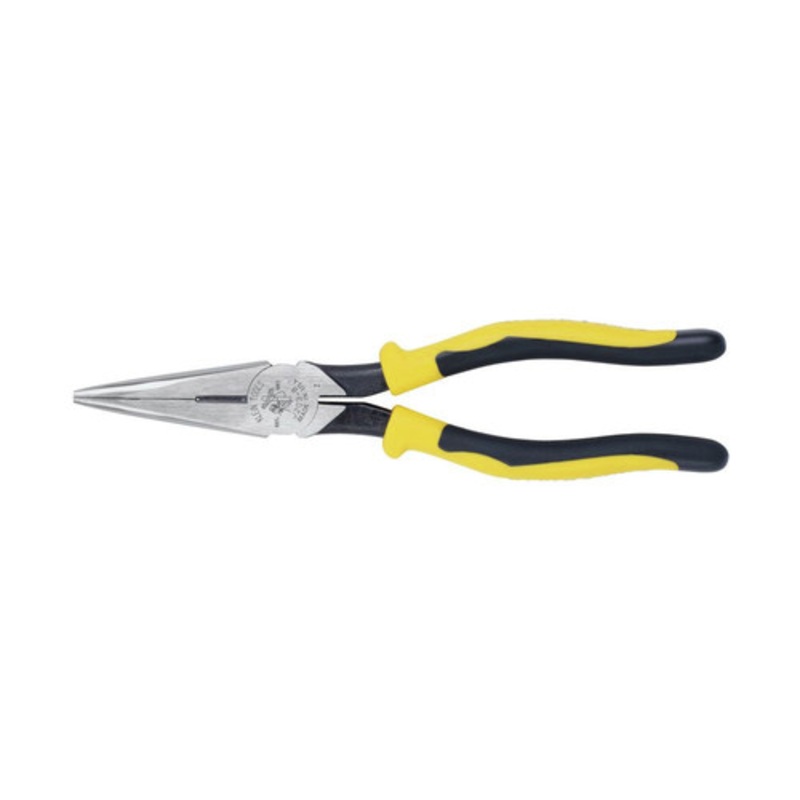 Klein Tools 8 in. Needle Long Nose Side-Cutter Pliers - J203-8