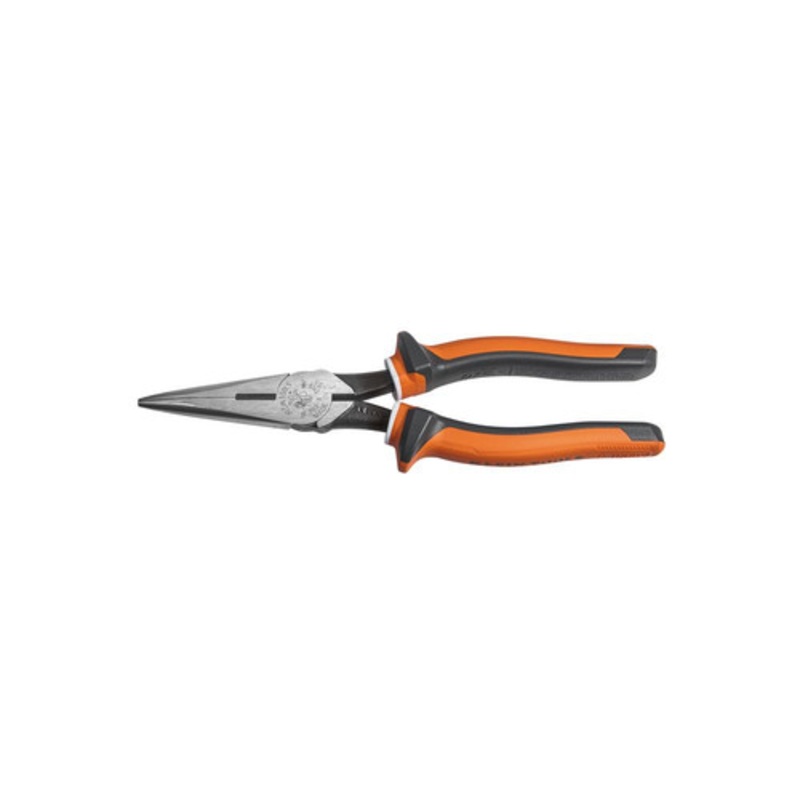 Klein Tools 8 in. Slim Insulated Long Nose Side Cutter Pliers - 2038EINS