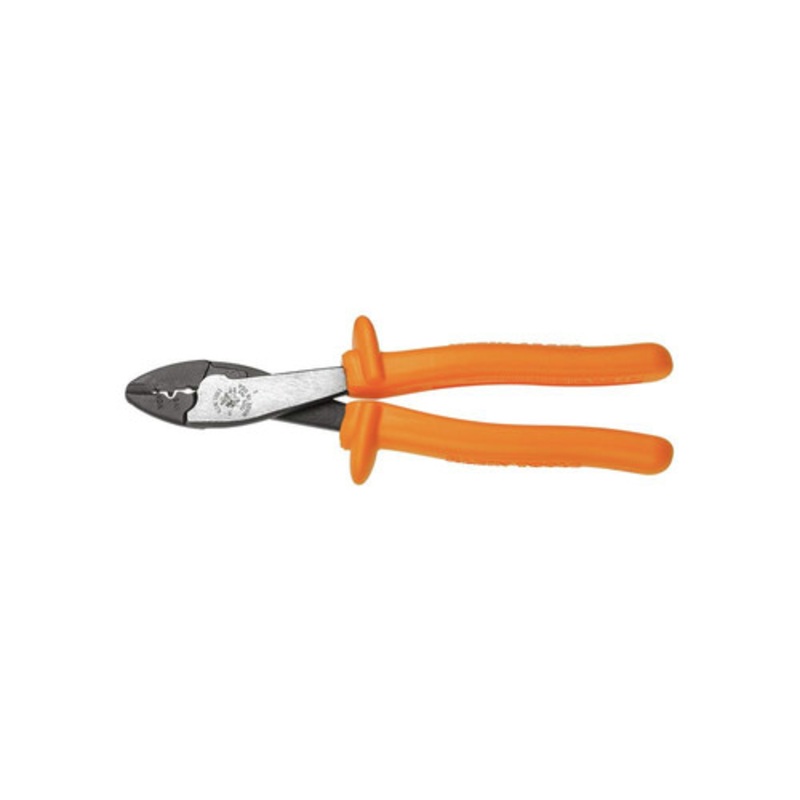 Klein Tools Insulated Crimping and Cutting Tool - Orange - 1005-INS
