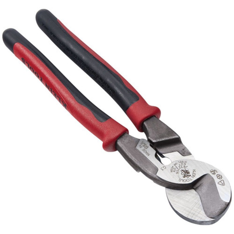 Klein Tools Journeyman High Leverage Cable Cutter with Stripping - J63225N